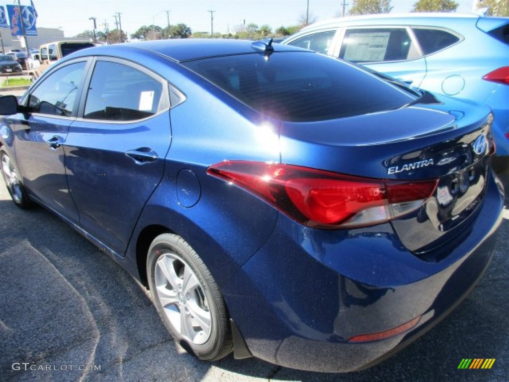 2016 Elantra SE - Blue / Beige photo #4
