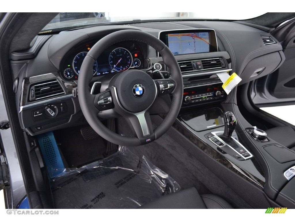 Black Interior 2016 Bmw 6 Series 640i Gran Coupe Photo