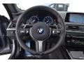 2016 BMW 6 Series Black Interior Steering Wheel Photo