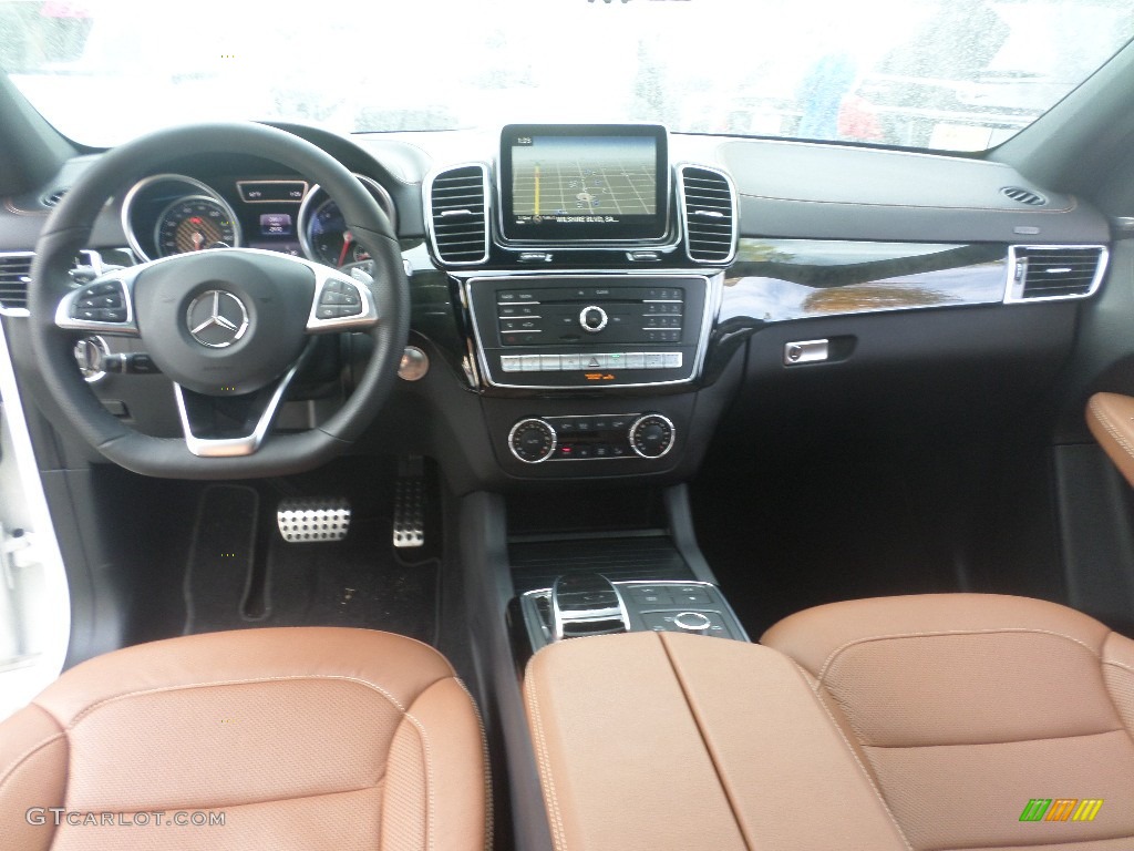 Saddle Brown/Black Interior 2016 Mercedes-Benz GLE 450 AMG 4Matic Coupe Photo #110062342