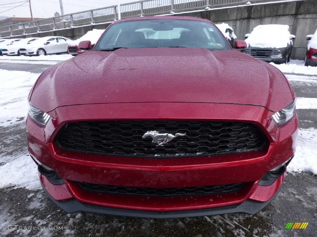 2016 Mustang EcoBoost Coupe - Ruby Red Metallic / Ebony photo #7