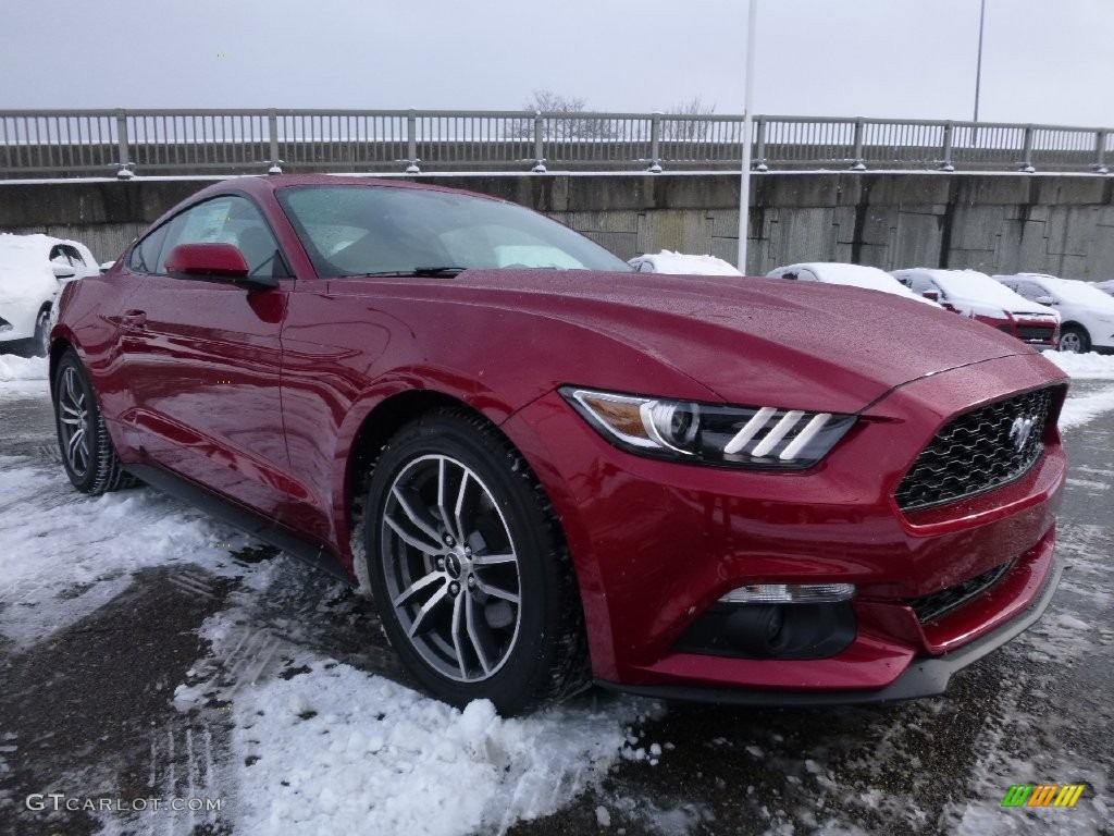 2016 Mustang EcoBoost Coupe - Ruby Red Metallic / Ebony photo #8