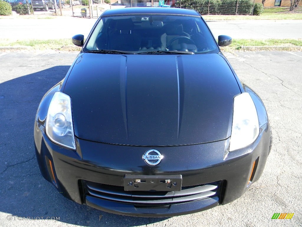 2006 350Z Enthusiast Coupe - Magnetic Black Pearl / Carbon Black photo #5