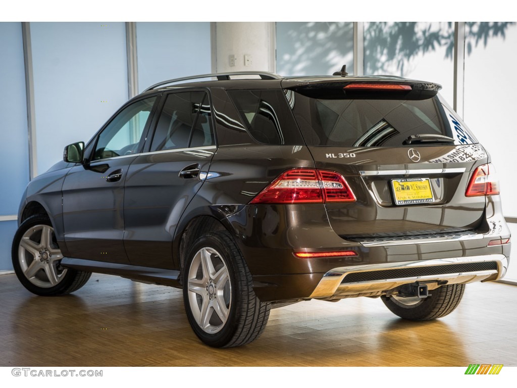 2014 ML 350 4Matic - Dakota Brown Metallic / Almond Beige photo #10