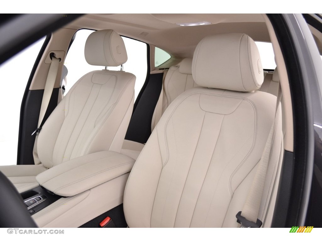 Ivory White/Black Interior 2016 BMW X6 xDrive35i Photo #110064268