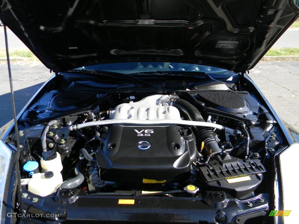 2006 350Z Enthusiast Coupe - Magnetic Black Pearl / Carbon Black photo #23