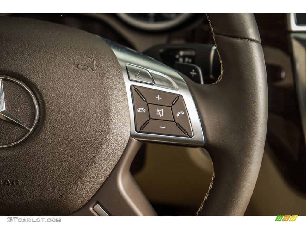 2014 ML 350 4Matic - Dakota Brown Metallic / Almond Beige photo #17