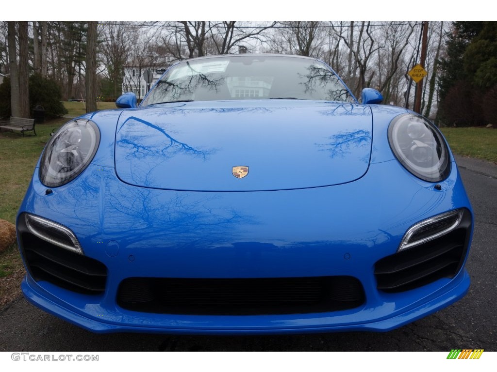 2016 911 Turbo S Coupe - Voodoo Blue, Paint to Sample / Black photo #2