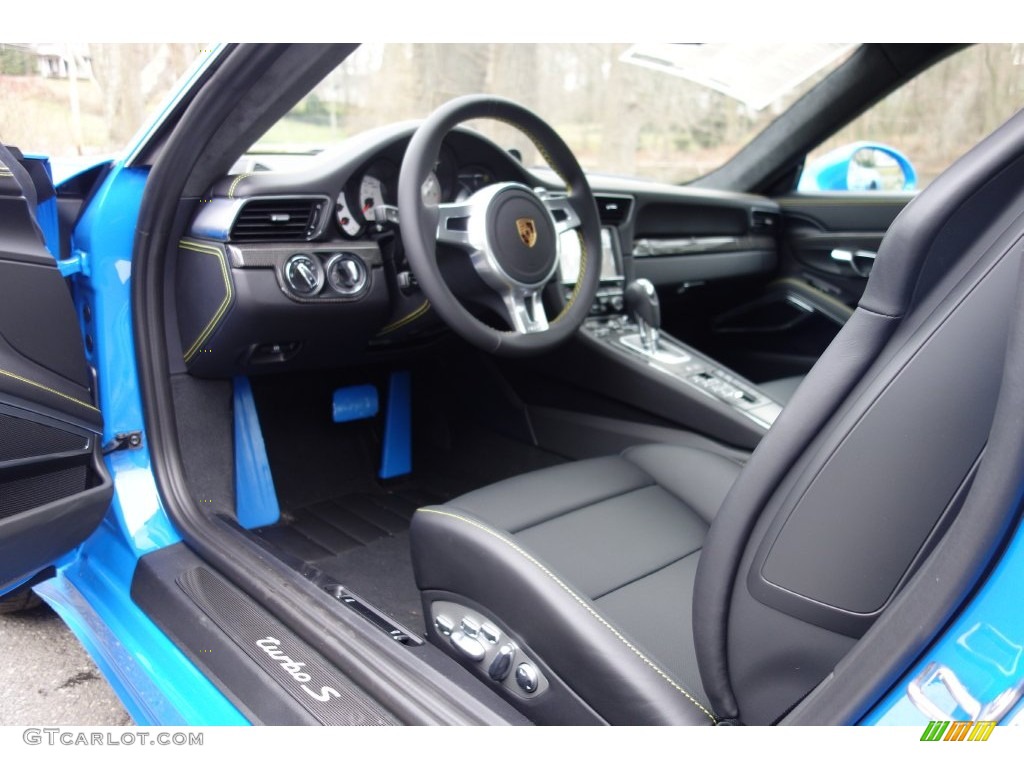 2016 911 Turbo S Coupe - Voodoo Blue, Paint to Sample / Black photo #13