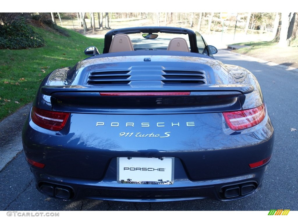 2016 911 Turbo S Cabriolet - Yachting Blue, Paint to Sample / Espresso/Cognac Natural Leather photo #5