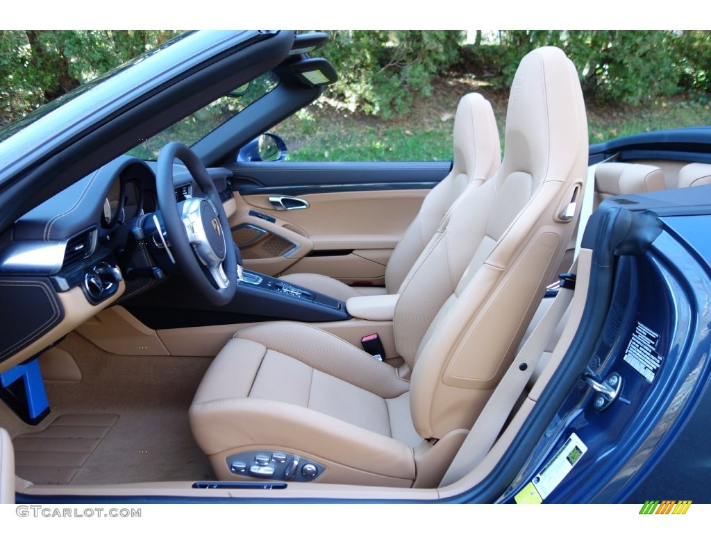 2016 911 Turbo S Cabriolet - Yachting Blue, Paint to Sample / Espresso/Cognac Natural Leather photo #14