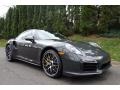 2016 Slate Grey, Paint to Sample Porsche 911 Turbo S Coupe  photo #8