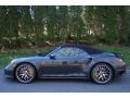 Dark Grey, Paint to Sample 2016 Porsche 911 Turbo S Cabriolet Exterior