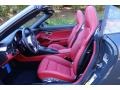 2016 Porsche 911 Black/Garnet Red Interior Front Seat Photo