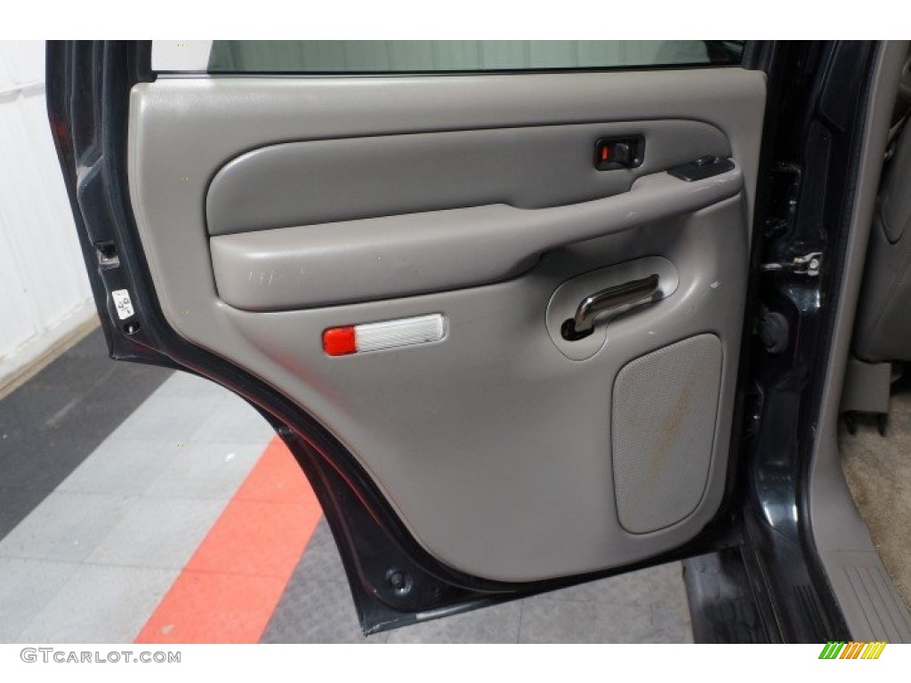 2003 Yukon Denali AWD - Carbon Metallic / Stone Gray photo #16