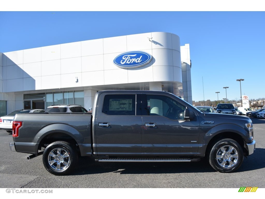 2016 F150 XLT SuperCrew - Magnetic / Medium Earth Gray photo #2