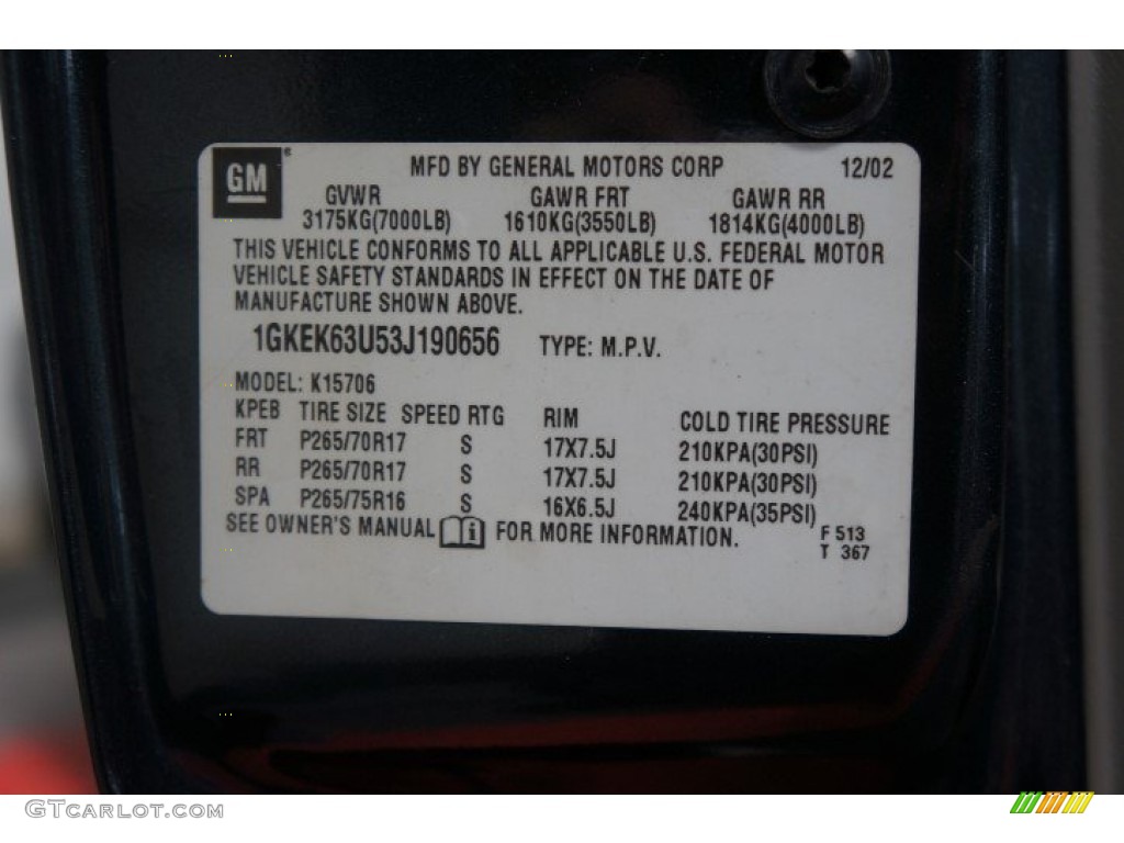 2003 Yukon Denali AWD - Carbon Metallic / Stone Gray photo #103