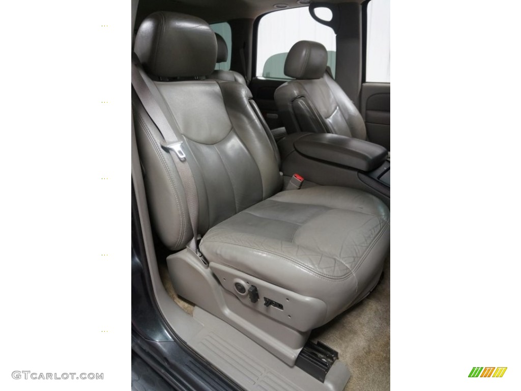 2003 Yukon Denali AWD - Carbon Metallic / Stone Gray photo #107