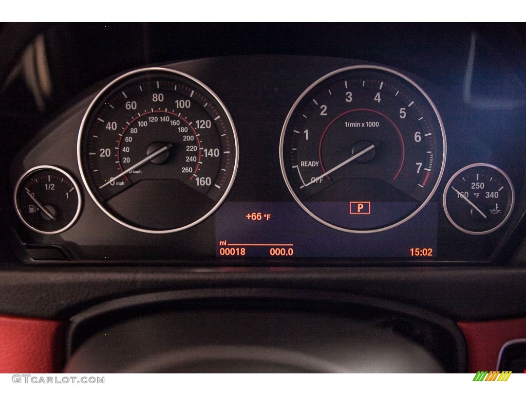 2016 BMW 4 Series 435i Gran Coupe Gauges Photo #110071306