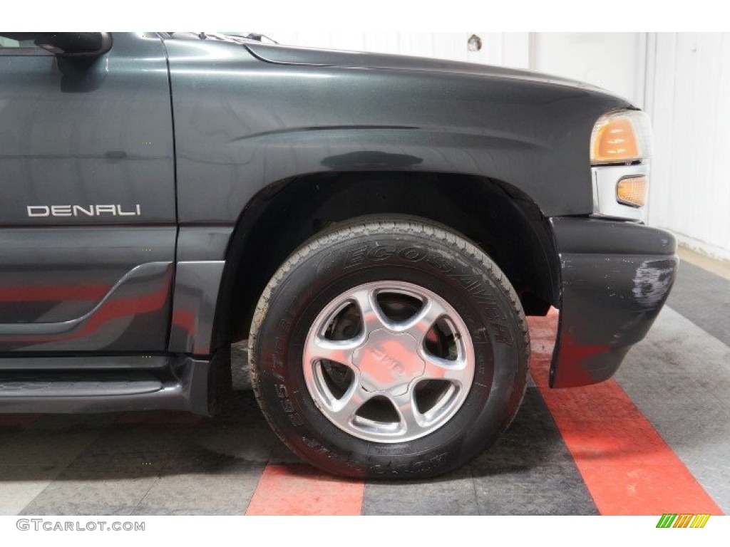 2003 Yukon Denali AWD - Carbon Metallic / Stone Gray photo #145