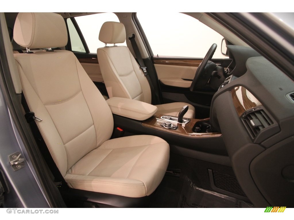 2011 X3 xDrive 28i - Blue Water Metallic / Oyster Nevada Leather photo #15