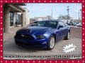 2014 Deep Impact Blue Ford Mustang V6 Premium Coupe  photo #1