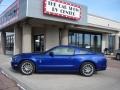 2014 Deep Impact Blue Ford Mustang V6 Premium Coupe  photo #2