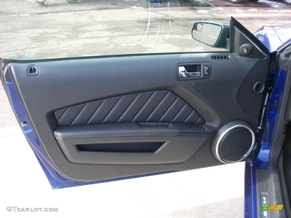 2014 Mustang V6 Premium Coupe - Deep Impact Blue / Charcoal Black photo #11