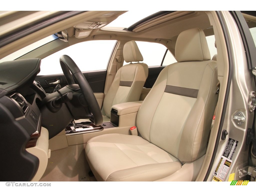 2013 Camry XLE V6 - Champagne Mica / Ivory photo #5
