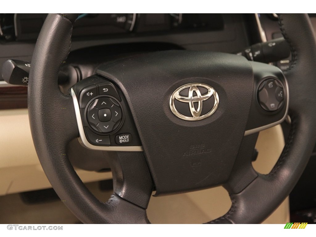 2013 Camry XLE V6 - Champagne Mica / Ivory photo #6