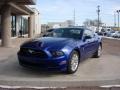 2014 Deep Impact Blue Ford Mustang V6 Premium Coupe  photo #22