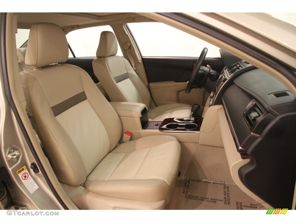 2013 Camry XLE V6 - Champagne Mica / Ivory photo #14