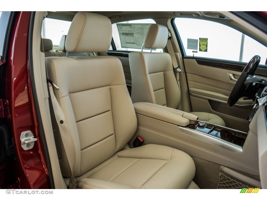 2016 E 350 Sedan - designo Cardinal Red Metallic / Silk Beige/Espresso Brown photo #2