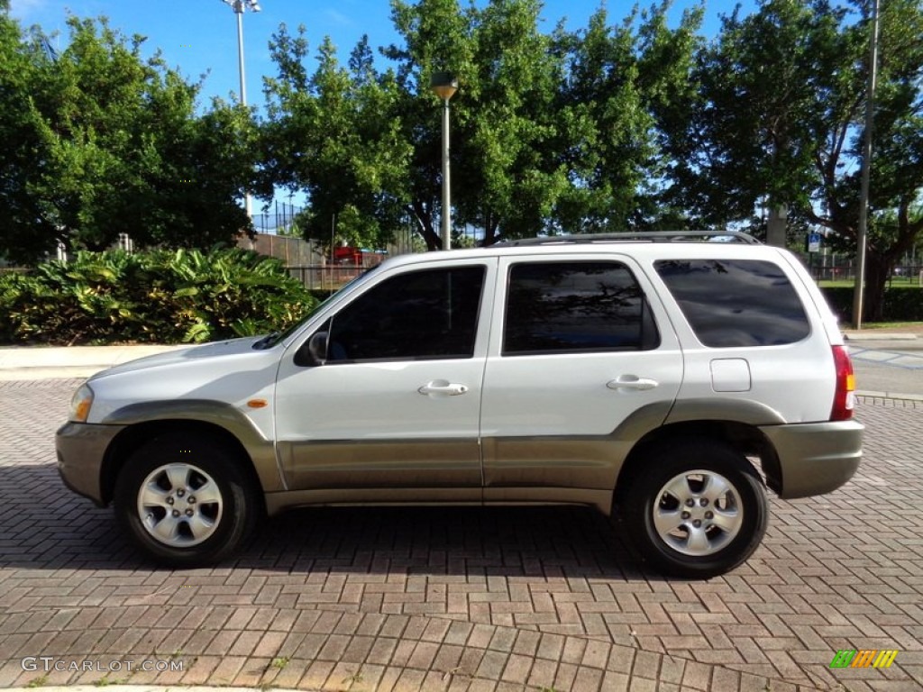 2002 Tribute LX V6 - Classic White / Beige photo #3