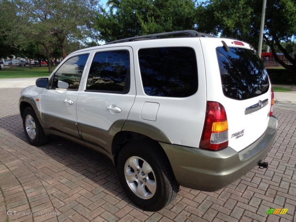 2002 Tribute LX V6 - Classic White / Beige photo #5