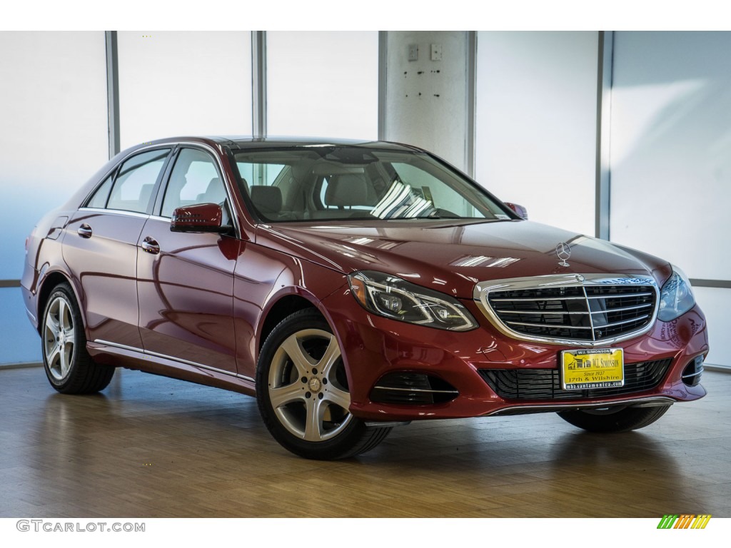 2016 E 350 Sedan - designo Cardinal Red Metallic / Silk Beige/Espresso Brown photo #12