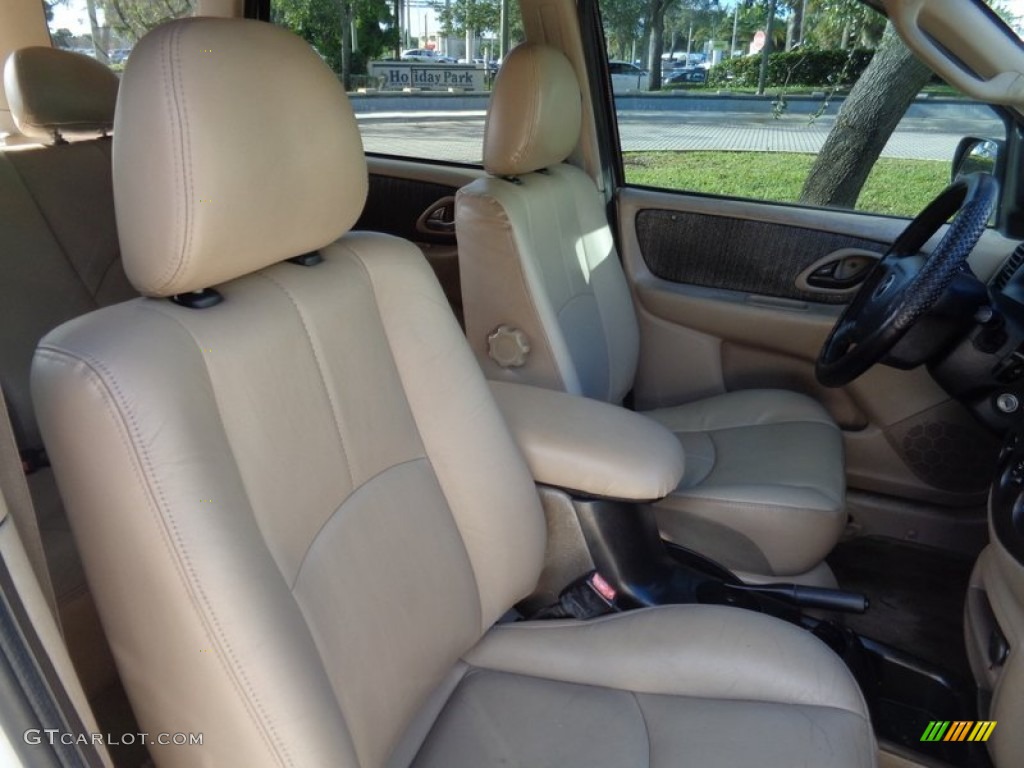 2002 Tribute LX V6 - Classic White / Beige photo #6