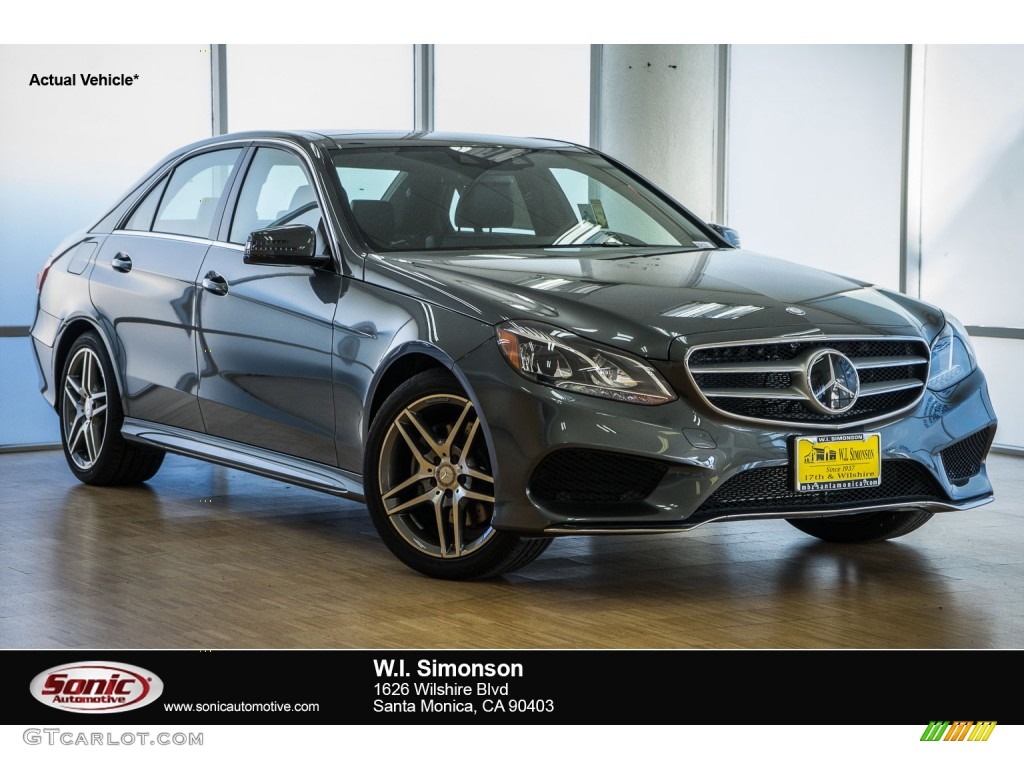 2016 E 350 Sedan - designo Graphite / Black photo #1