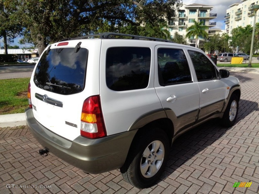 2002 Tribute LX V6 - Classic White / Beige photo #9