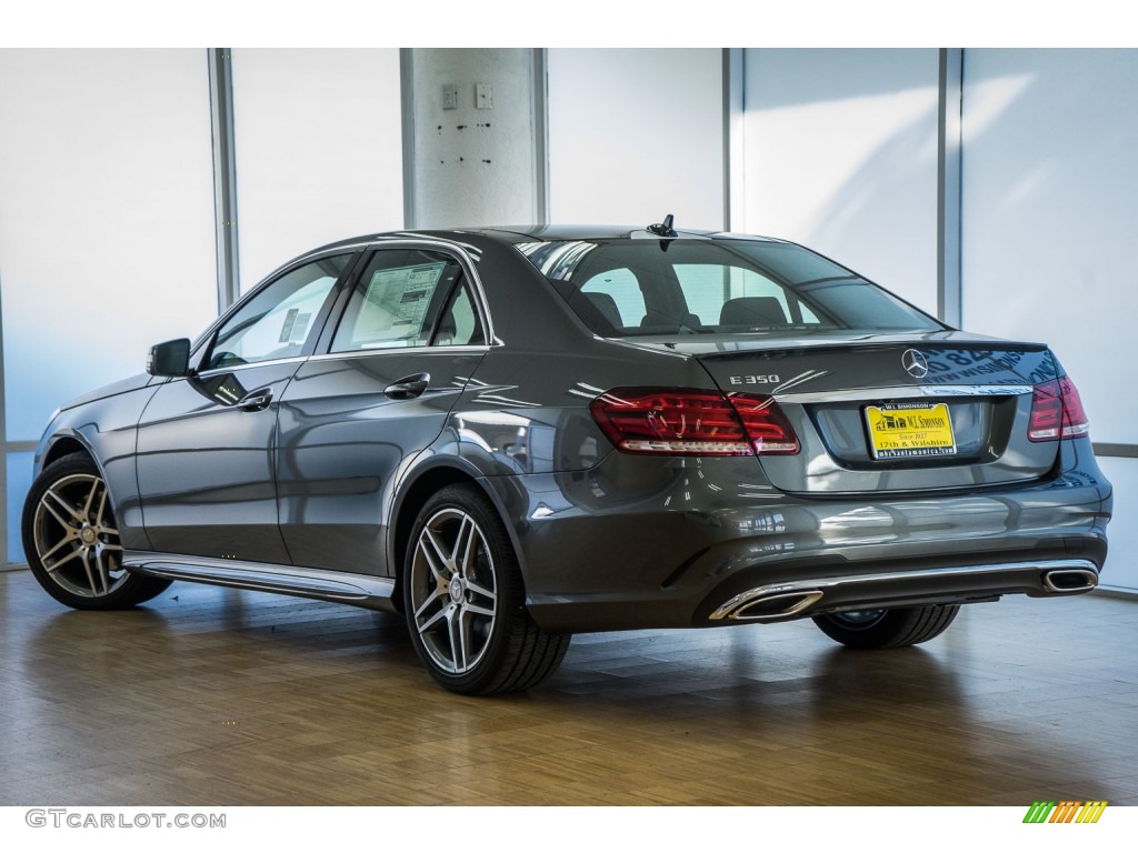 2016 E 350 Sedan - designo Graphite / Black photo #3