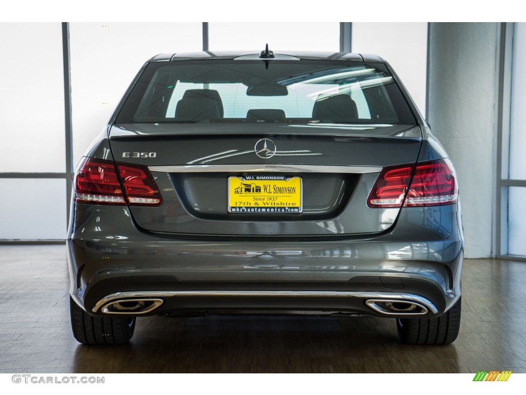 2016 E 350 Sedan - designo Graphite / Black photo #4