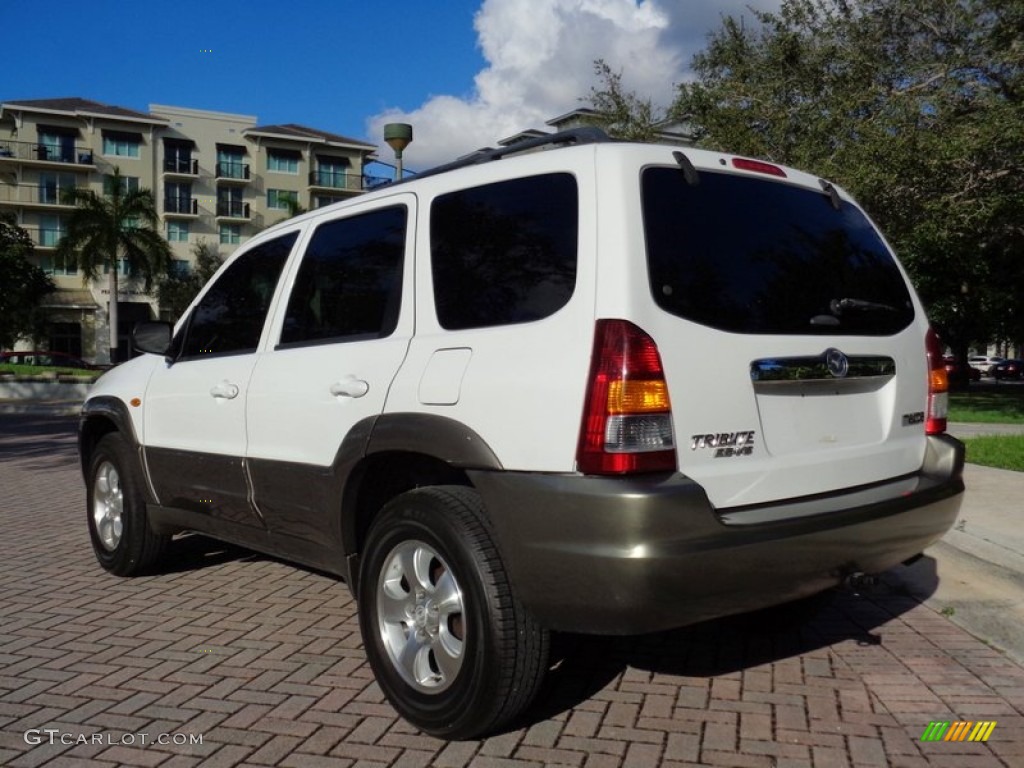 2002 Tribute LX V6 - Classic White / Beige photo #20