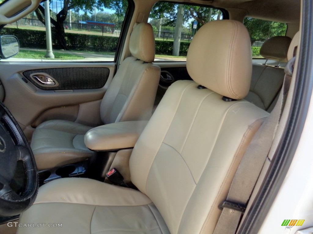 2002 Tribute LX V6 - Classic White / Beige photo #24