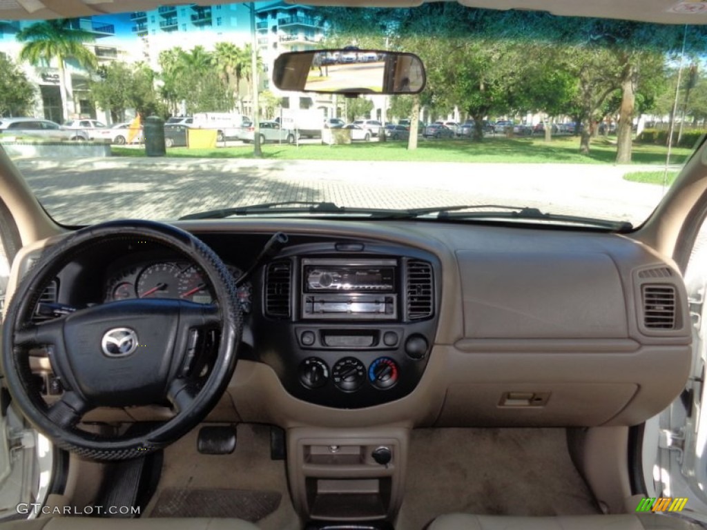 2002 Tribute LX V6 - Classic White / Beige photo #27