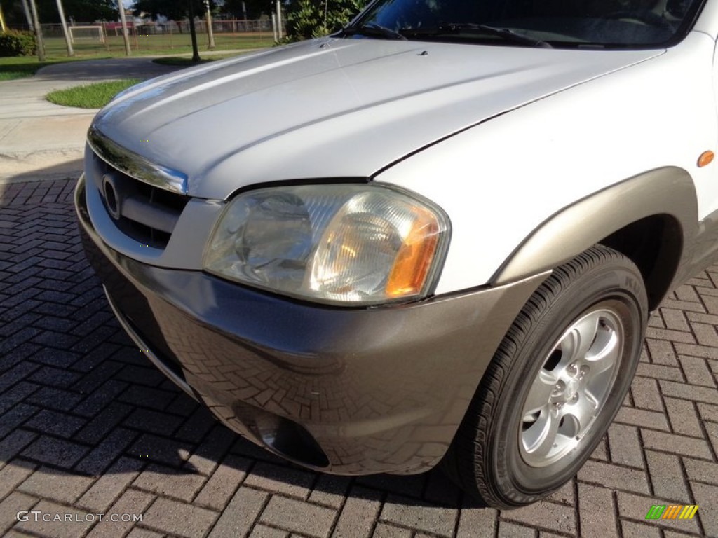 2002 Tribute LX V6 - Classic White / Beige photo #28