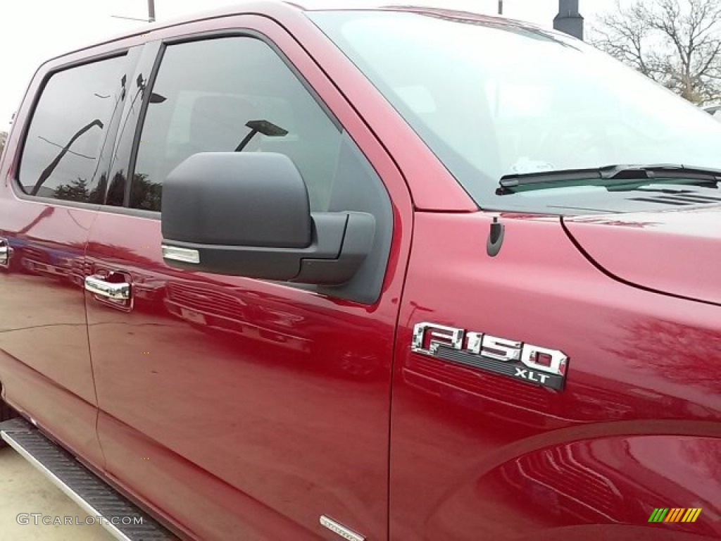 2016 F150 XLT SuperCrew - Ruby Red / Medium Light Camel photo #7