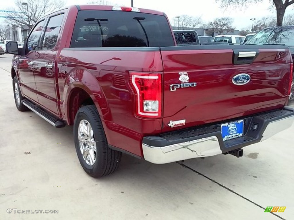 2016 F150 XLT SuperCrew - Ruby Red / Medium Light Camel photo #12
