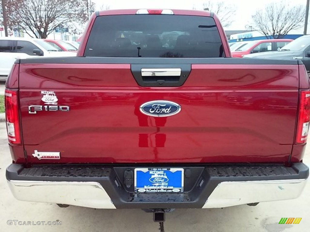 2016 F150 XLT SuperCrew - Ruby Red / Medium Light Camel photo #14