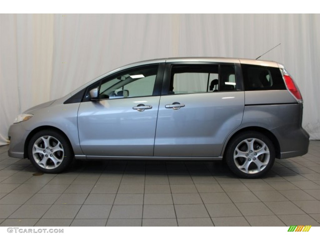 2010 MAZDA5 Sport - Liquid Silver Metallic / Black photo #5