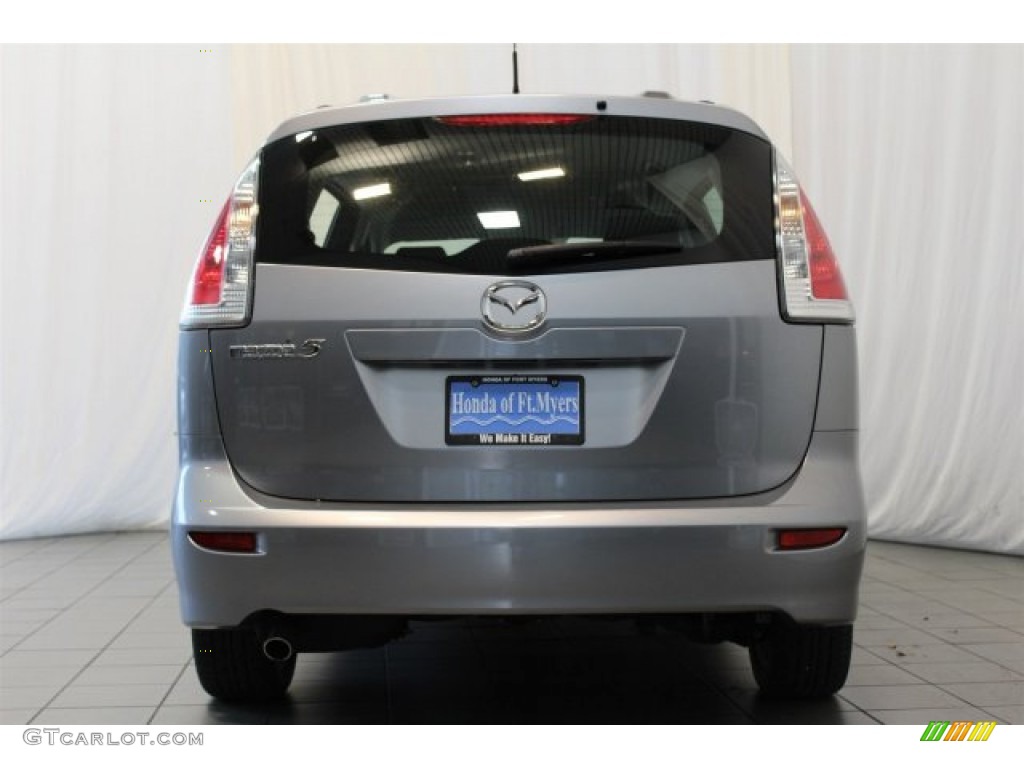 2010 MAZDA5 Sport - Liquid Silver Metallic / Black photo #6